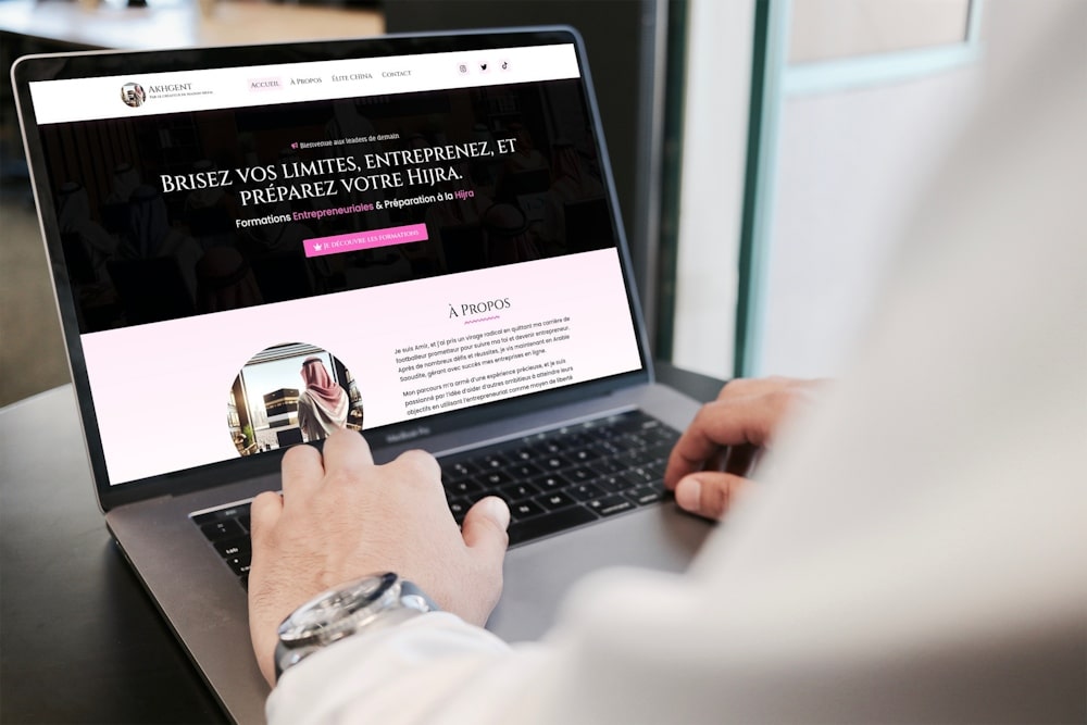 Akhgent conception de site - Conception E-commerce