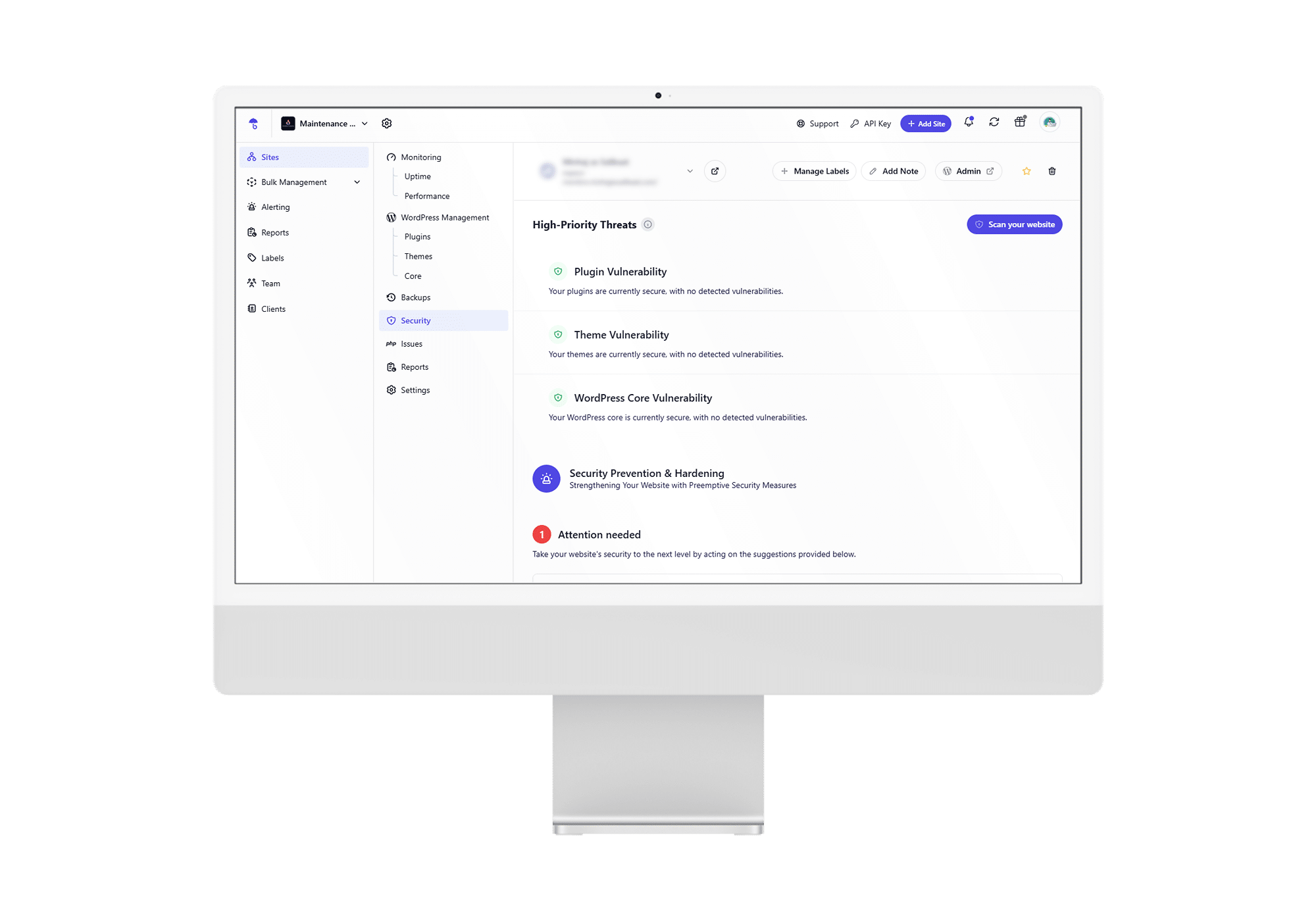Maintenance WordPress - Conception E-commerce