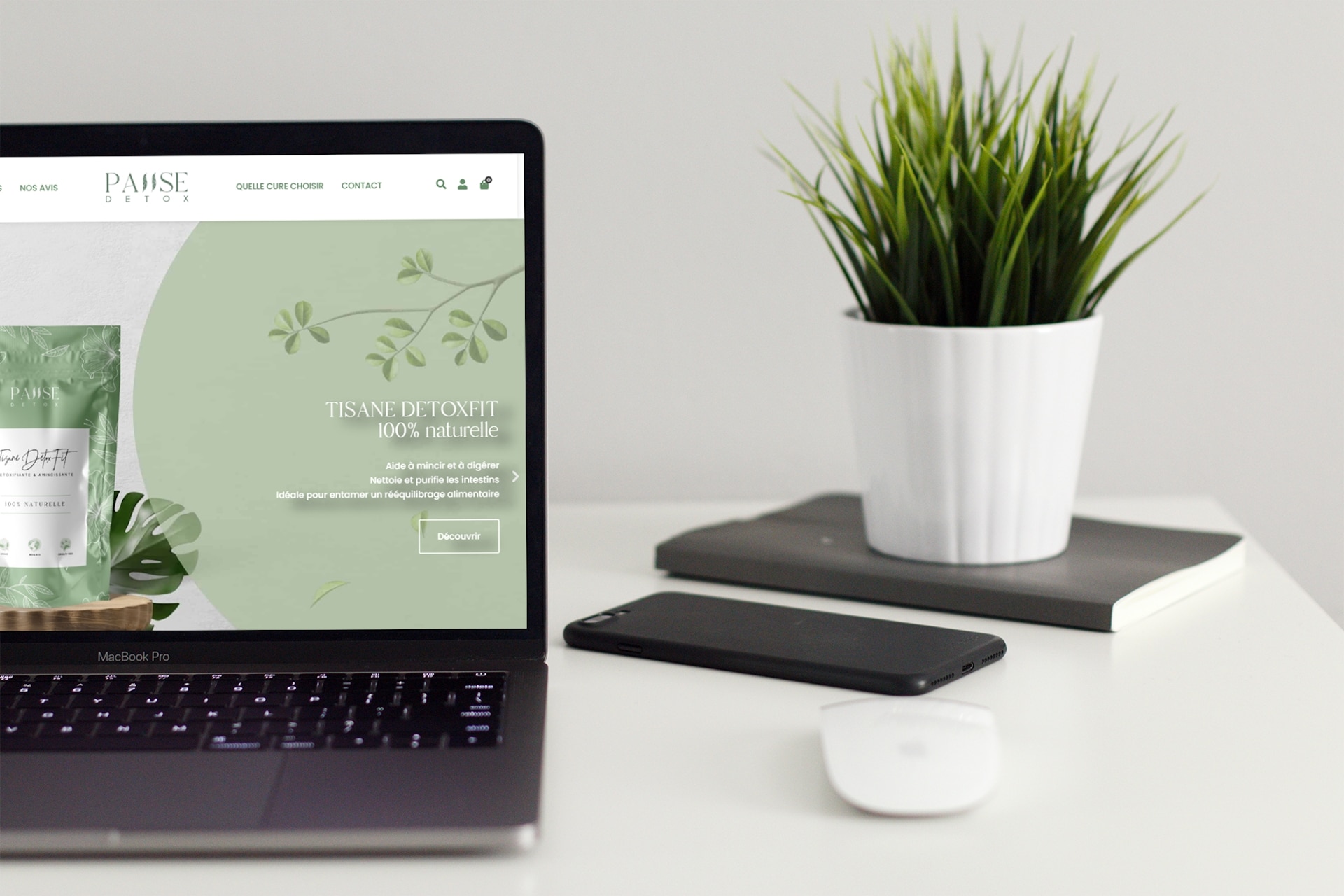 Pause Detox - Conception E-commerce