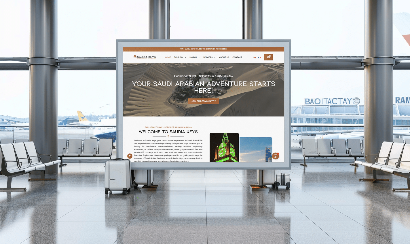 Saudia Keys - Conception E-commerce